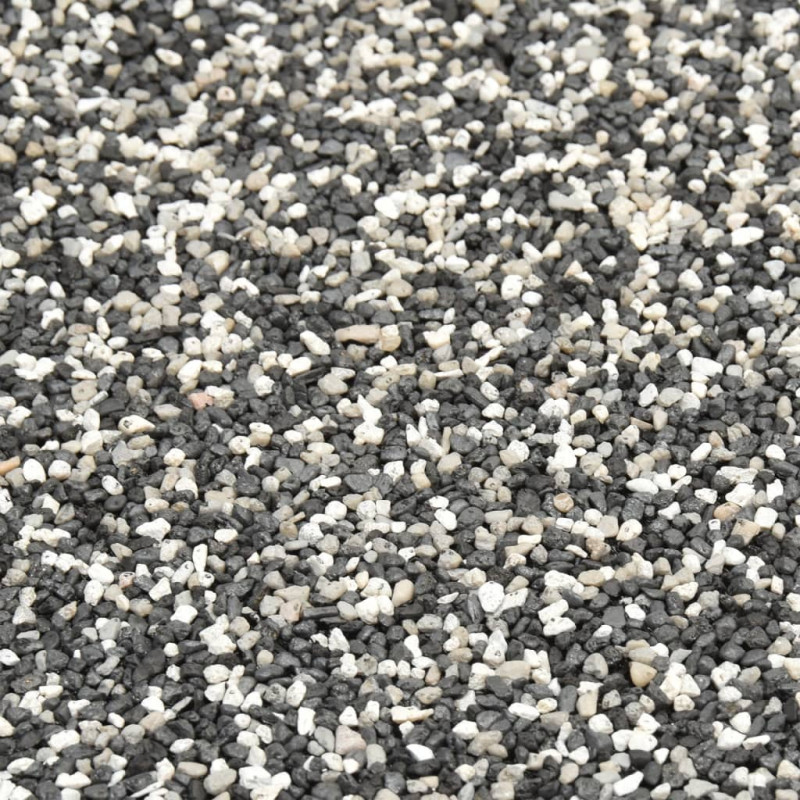 Wykładzina do oczka wodnego, z kamyczkami, szara, 500x100 cm