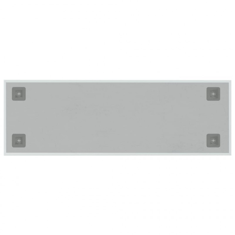 Tablica magnetyczna ścienna biała 60x20 cm szkło hartowane