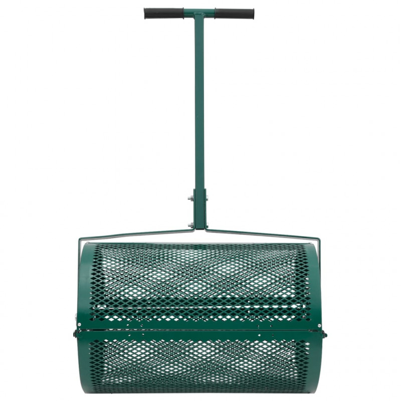 Rozrzutnik do kompostu, 75L, zielony, Ø40x60 cm, stal
