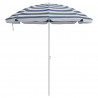 Parasol plażowy Niebieski i biały 206 x 206 x 212 cm
