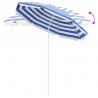 Parasol plażowy Niebieski i biały 206 x 206 x 212 cm