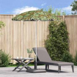 Parasol plażowy Moro 206 x 206 x 212 cm Poliester i Metal