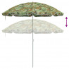 Parasol plażowy Moro 263 x 263 x 272 cm Poliester i Metal