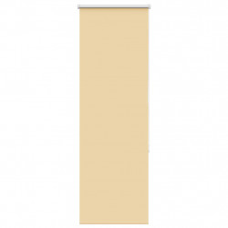 Roleta zaciemniająca beżowa 40x130 cm Szerokość tkaniny 35,7 cm
