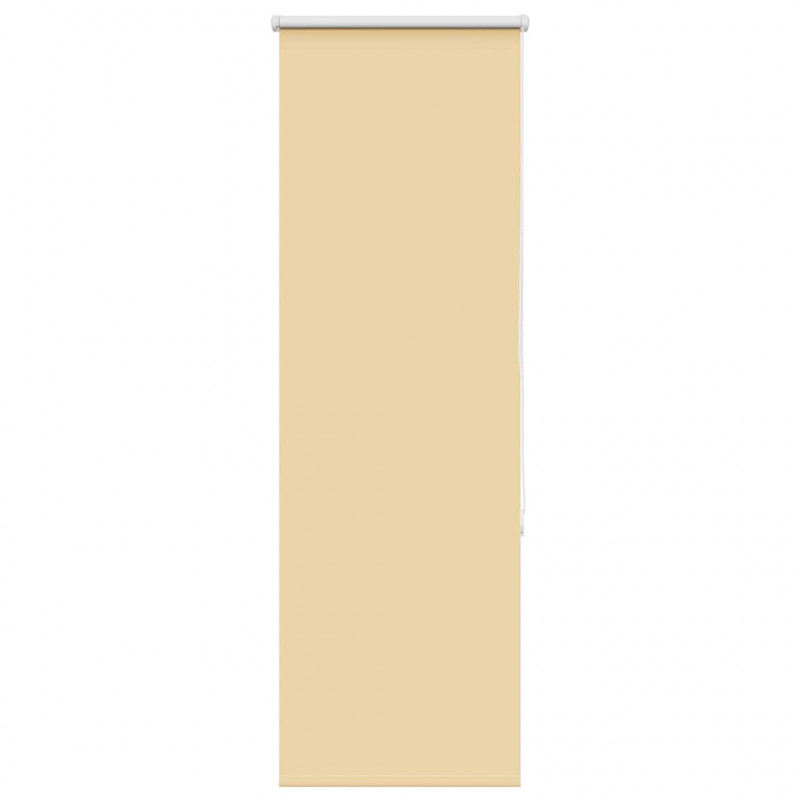 Roleta zaciemniająca beżowa 40x130 cm Szerokość tkaniny 35,7 cm