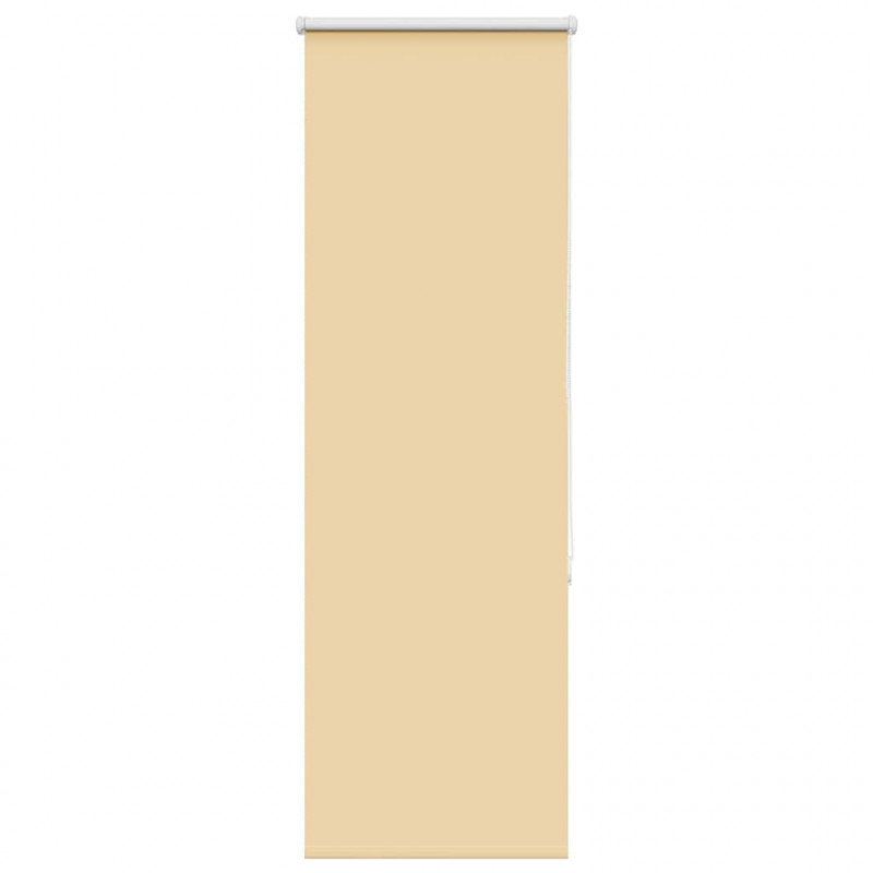 Roleta zaciemniająca beżowa 50x130 cm Szerokość tkaniny 45,7 cm