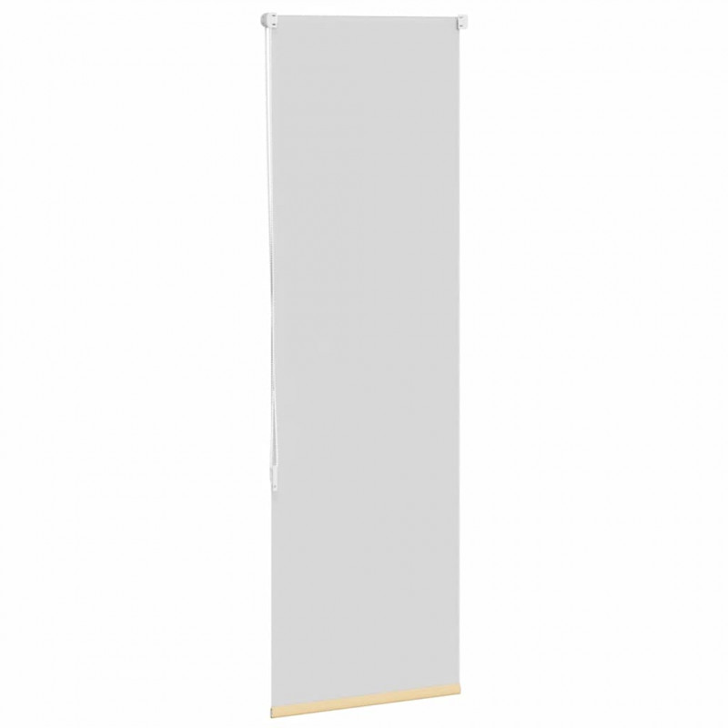 Roleta zaciemniająca beżowa 55x130 cm Szerokość tkaniny 50,7 cm