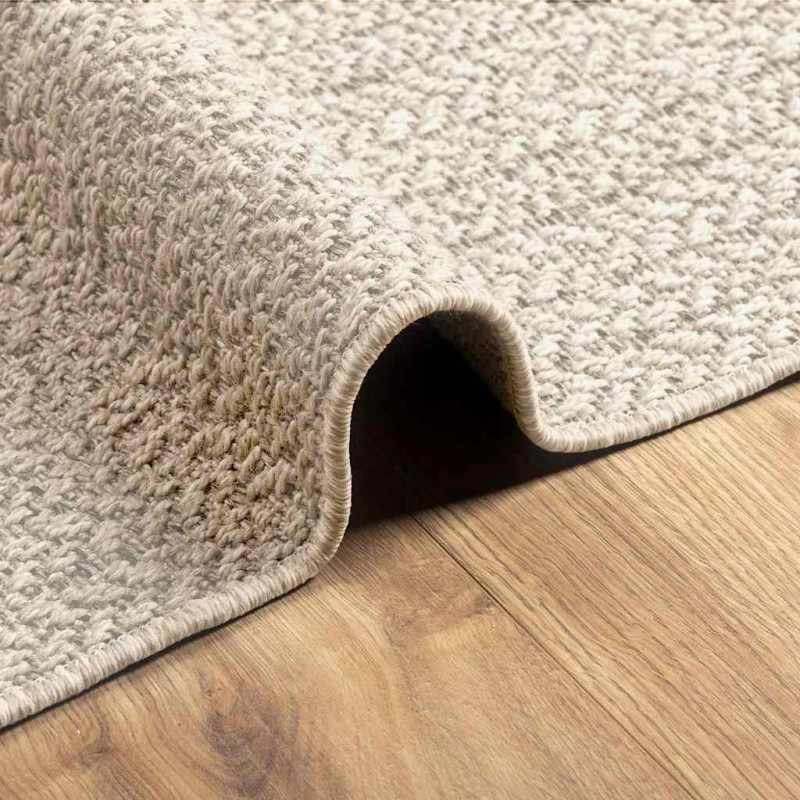Dywan "ZIZUR" Kremowy Wygląd juty Do wewnątrz i na zewnątrz