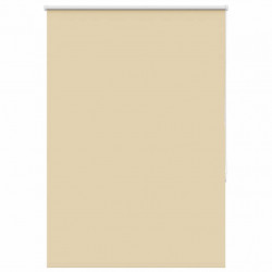 Roleta zaciemniająca beżowa 95x130 cm Szerokość tkaniny 90,7 cm