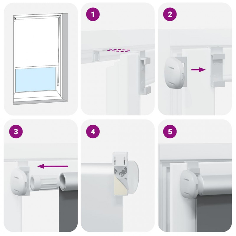 Roleta zaciemniająca beżowa 110x130cm Szerokość tkaniny 105,7cm