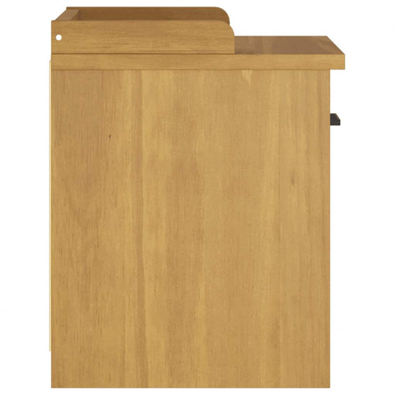 Ławka do przedpokoju "SANDNES" 45x40x50 cm lite drewno sosnowe