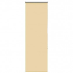Roleta zaciemniająca beżowa 50x150 cm Szerokość tkaniny 45,7 cm