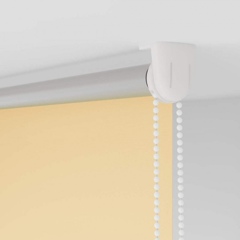 Roleta zaciemniająca beżowa 50x150 cm Szerokość tkaniny 45,7 cm