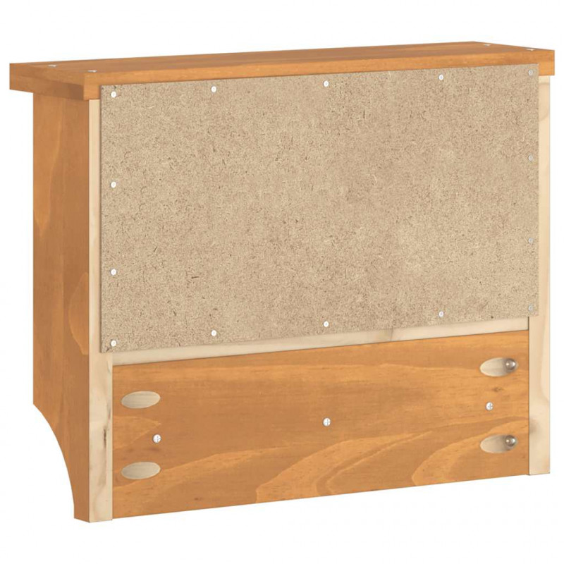 Wieszak ścienny na ubrania SANDNES 45x12x35cm Drewno lite Sosna
