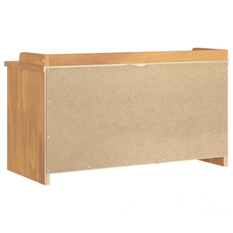 Ławka do przedpokoju "SANDNES" 87x40x50 cm lite drewno sosnowe