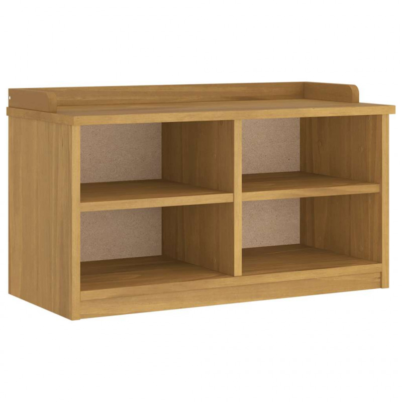 Ławka do przedpokoju "SANDNES" 87x40x50 cm lite drewno sosnowe