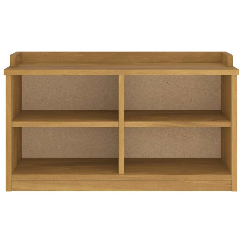 Ławka do przedpokoju "SANDNES" 87x40x50 cm lite drewno sosnowe