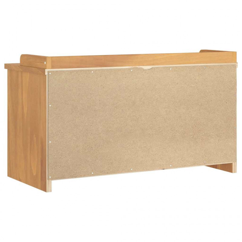 Ławka do przedpokoju "SANDNES" 87x40x50 cm lite drewno sosnowe