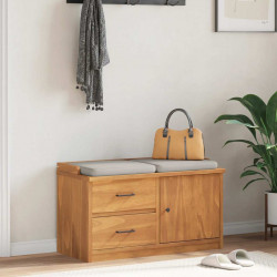 Ławka do przedpokoju "SANDNES" 87x40x50 cm lite drewno sosnowe
