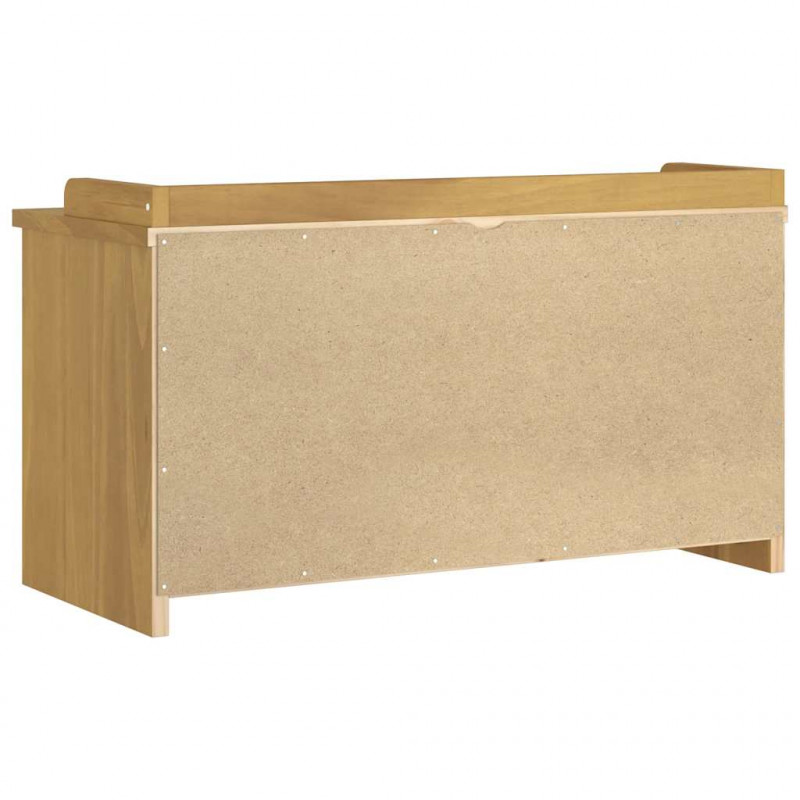 Ławka do przedpokoju "SANDNES" 87x40x50 cm lite drewno sosnowe