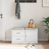 Ławka do przedpokoju "SANDNES" 87x40x50 cm Drewno lite Sosna