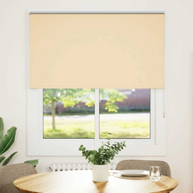 Roleta zaciemniająca beżowa 140x150cm Szerokość tkaniny 136,6cm