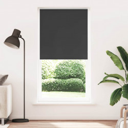 Roleta zaciemniająca czarny 90x230 cm Szerokość tkaniny 85,7 cm