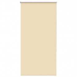 Roleta zaciemniająca beżowa 75x175 cm Szerokość tkaniny 70,7 cm