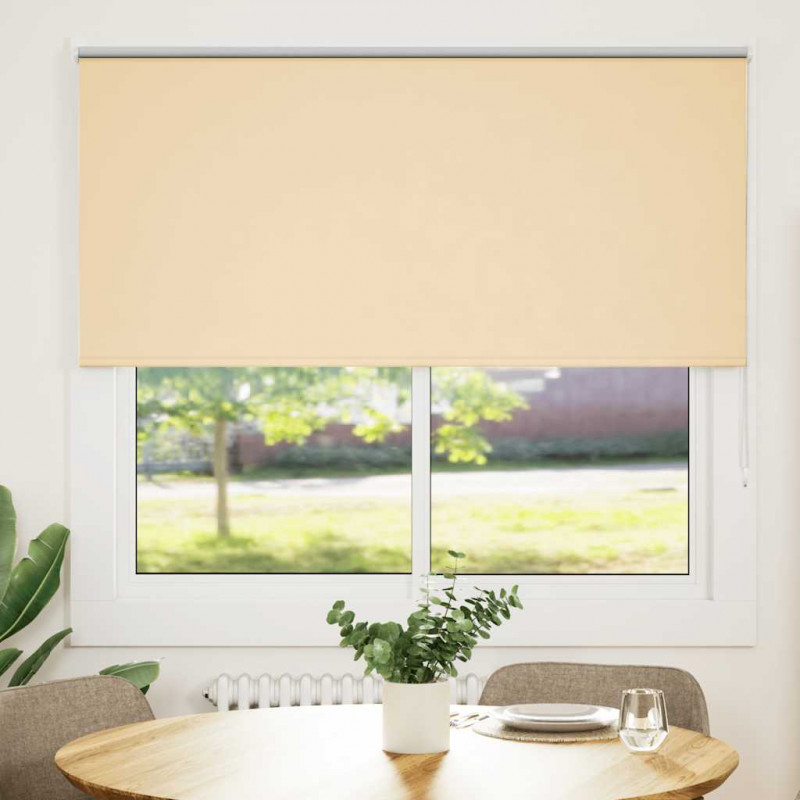 Roleta zaciemniająca beżowa 150x175cm Szerokość tkaniny 146,6cm