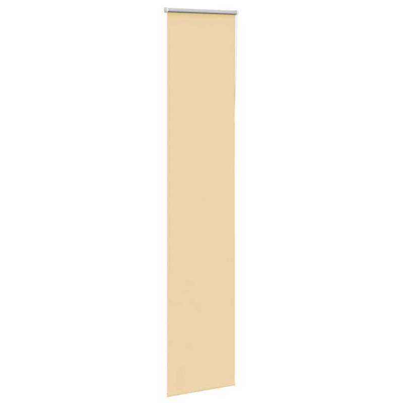Roleta zaciemniająca beżowa 40x210 cm Szerokość tkaniny 35,7 cm