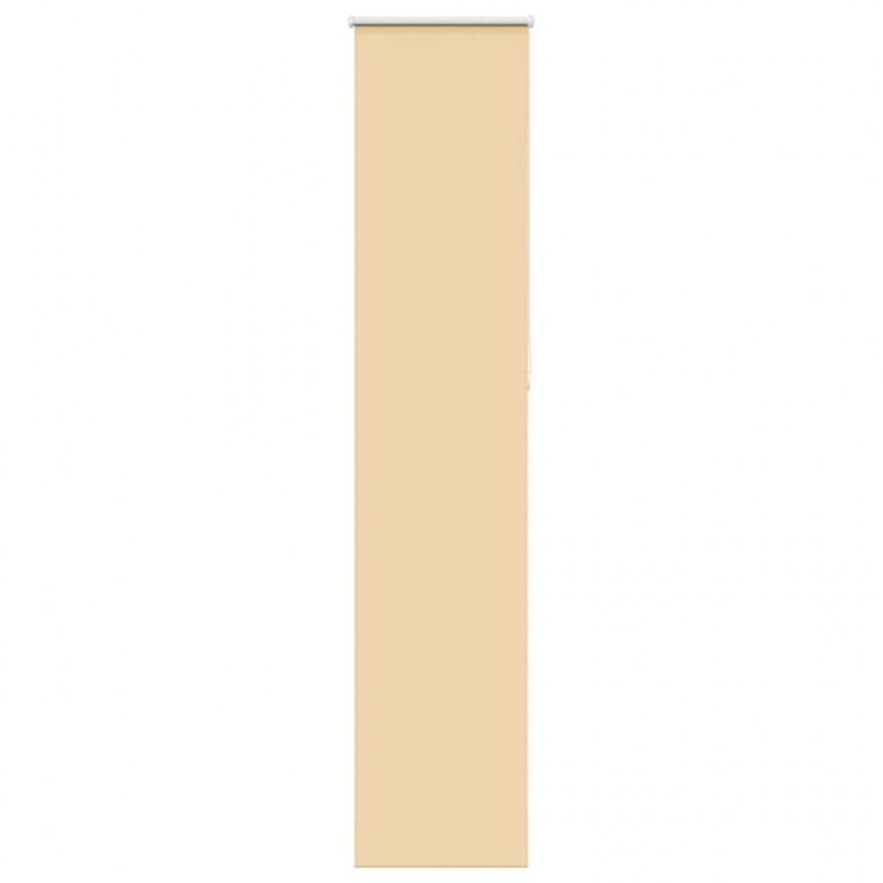 Roleta zaciemniająca beżowa 55x210 cm Szerokość tkaniny 50,7 cm