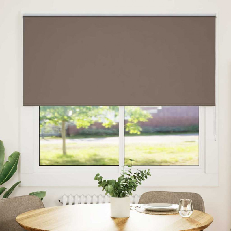 Roleta zaciemniająca kawowa 150x130 cm Szerokość tkaniny