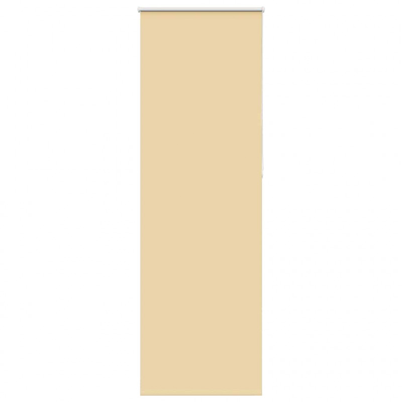Roleta zaciemniająca beżowa 75x210 cm Szerokość tkaniny 70,7 cm