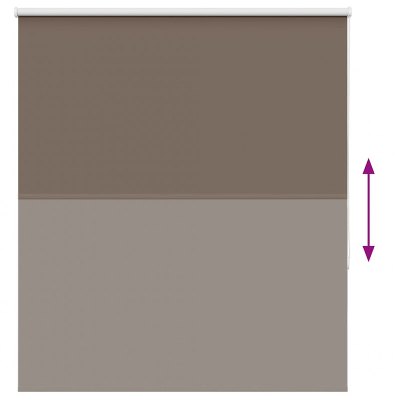Roleta zaciemniająca kawowa 125x150 cm Szerokość tkaniny