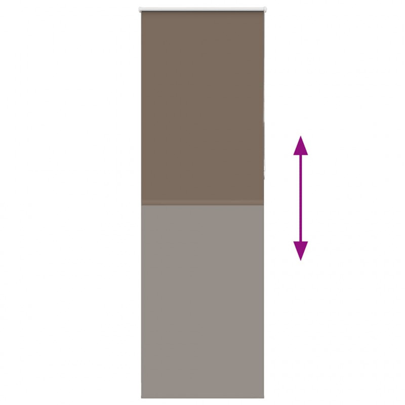 Roleta zaciemniająca kawowa 85x210 cm Szerokość tkaniny