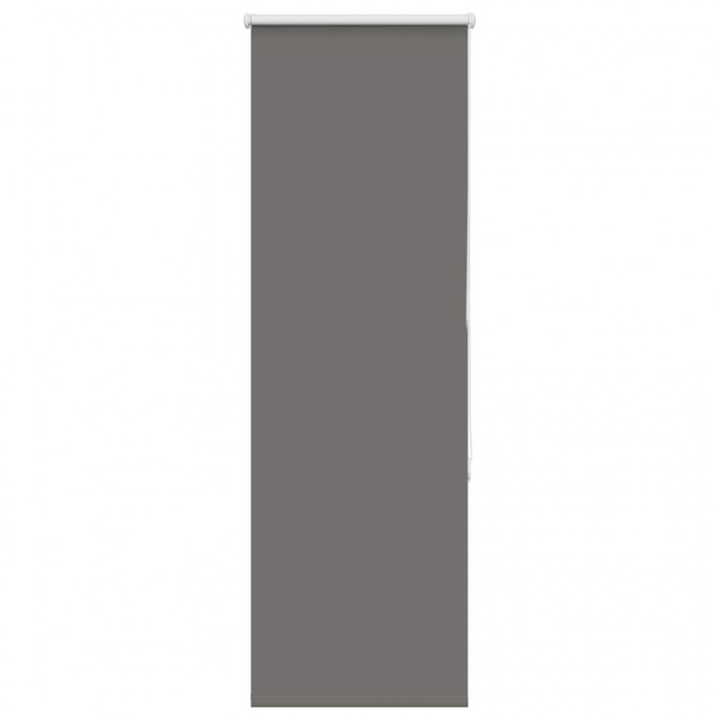 Roleta zaciemniająca szara 40x130 cm Szerokość tkaniny 35,7 cm