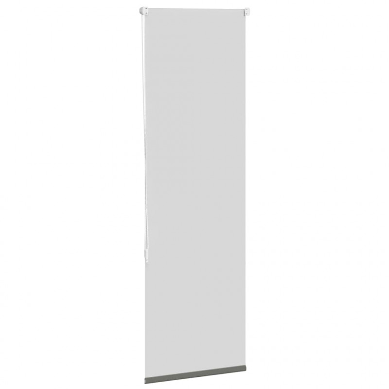 Roleta zaciemniająca szara 40x130 cm Szerokość tkaniny 35,7 cm