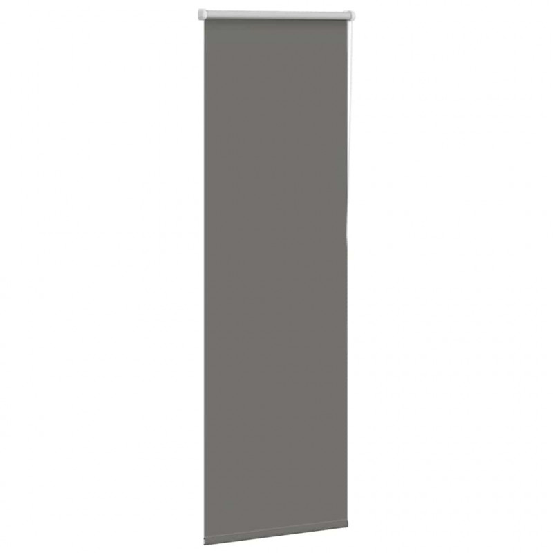Roleta zaciemniająca szara 55x130 cm Szerokość tkaniny 50,7 cm