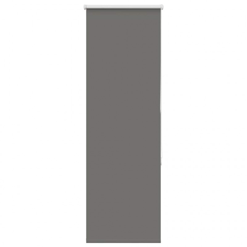 Roleta zaciemniająca szara 60x130 cm Szerokość tkaniny 55,7 cm