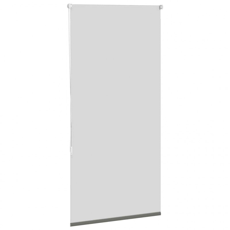 Roleta zaciemniająca szara 70x130 cm Szerokość tkaniny 65,7 cm