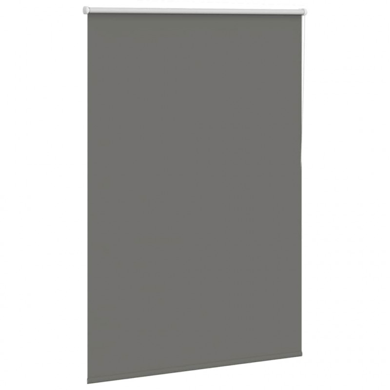 Roleta zaciemniająca szara 95x130 cm Szerokość tkaniny 90,7 cm