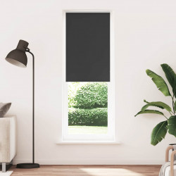 Roleta zaciemniająca czarny 75x210 cm Szerokość tkaniny 70,7 cm
