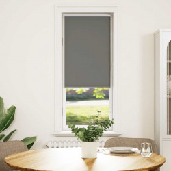 Roleta zaciemniająca szara 40x150 cm Szerokość tkaniny 35,7 cm