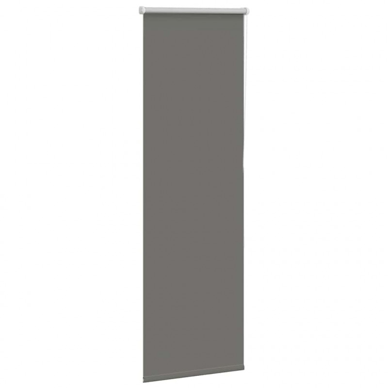 Roleta zaciemniająca szara 40x150 cm Szerokość tkaniny 35,7 cm