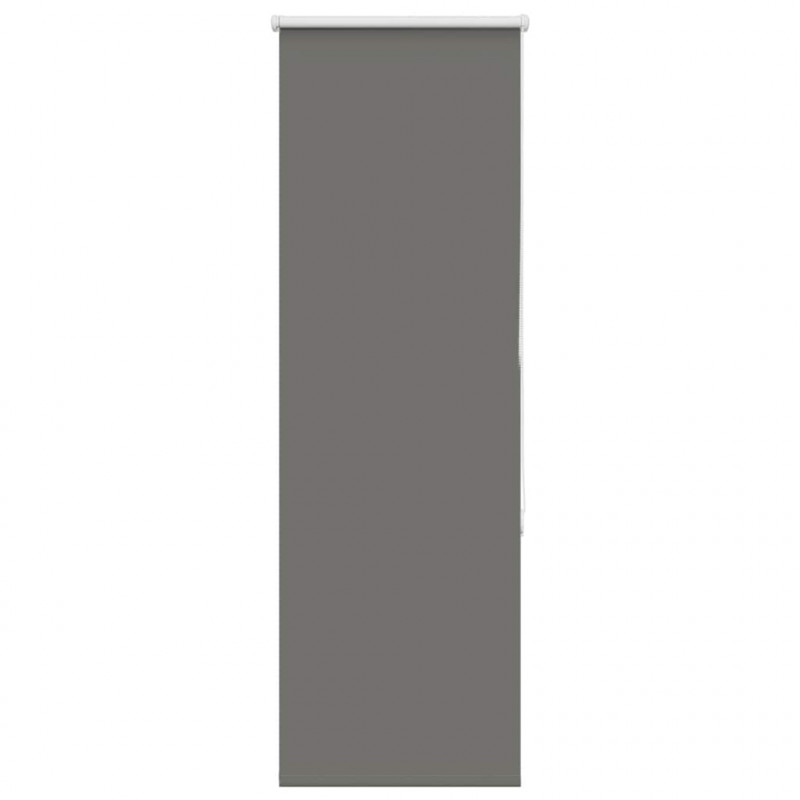 Roleta zaciemniająca szara 45x150 cm Szerokość tkaniny 40,7 cm