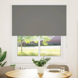 Roleta zaciemniająca szara 125x150cm Szerokość tkaniny 121,6cm
