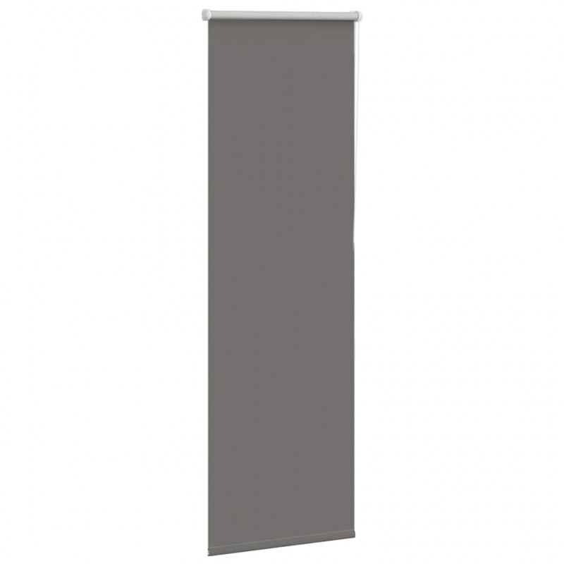 Roleta zaciemniająca szara 40x175 cm Szerokość tkaniny 35,7 cm