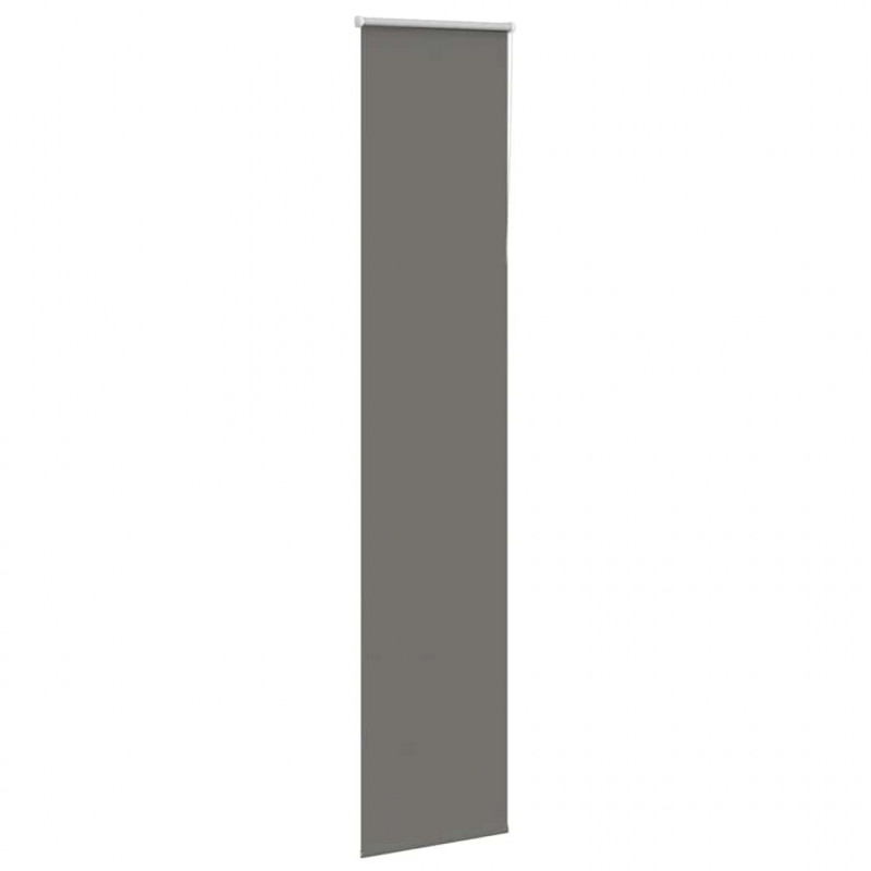 Roleta zaciemniająca szara 40x210 cm Szerokość tkaniny 35,7 cm