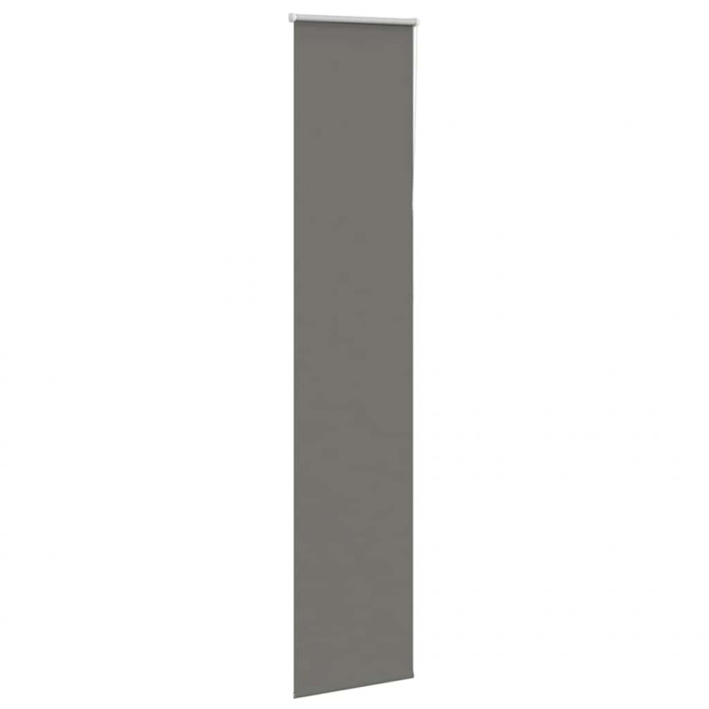 Roleta zaciemniająca szara 55x210 cm Szerokość tkaniny 50,7 cm