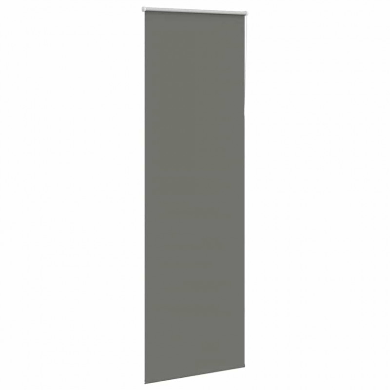 Roleta zaciemniająca szara 65x210 cm Szerokość tkaniny 60,7 cm